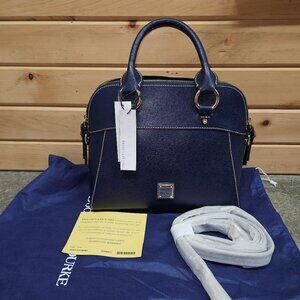 Dooney and bourke  Saffiano Cameron Satchel Marine